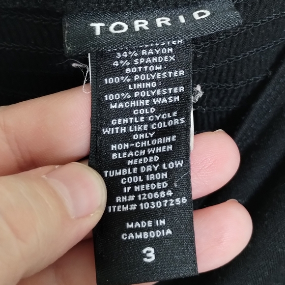 Torrid Black Colorful Splatter Tank Top Women's Plus Size 3X - Picture 5 of 6